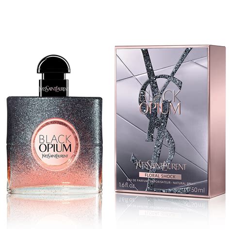 ysl black opium floral shock vs black opium|Black Opium floral shock perfume.